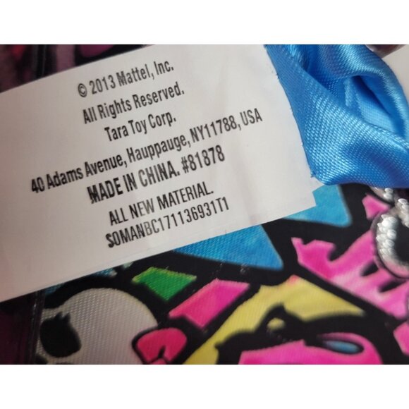 Monster High Purse Bag Handbag goth punk dollcore bold eclectic colorful EUC - Picture 9 of 9